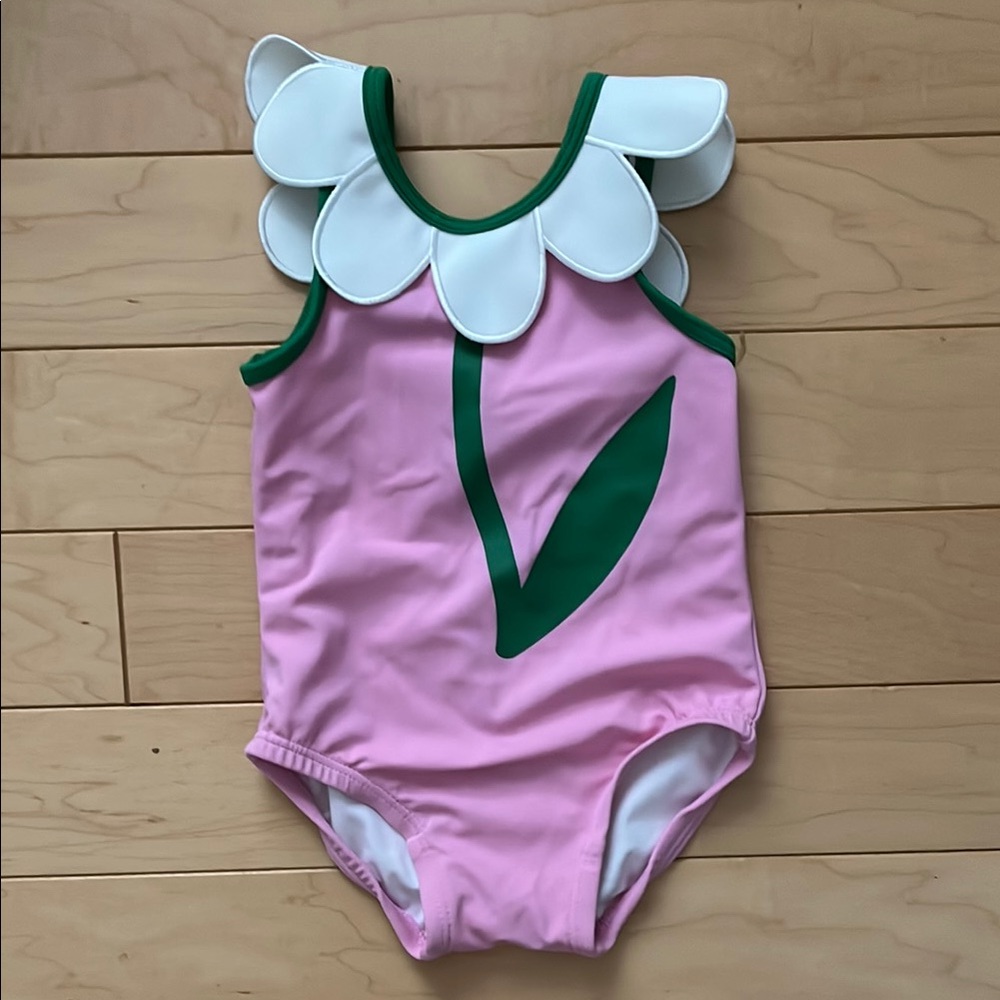 Hanna Andersson flower swim suit